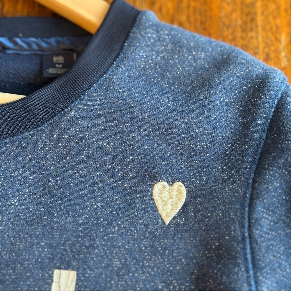 Scotch & Soda Amsterdam Blauw Logo Navy Sweatshirt size M - Picture 6 of 11